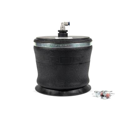 Logiq Air Suspension - Logiq Air Suspension 88-90007 Air Spring IQ-ASA-8347 w/Elbow Fitting Installed