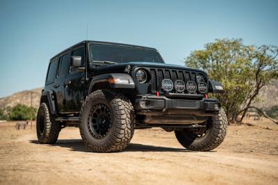 DV8 Offroad - DV8 Offroad LBJL-13 Mopar Rubicon Steel Bumper Push Bar for 18-26 Wrangler JL