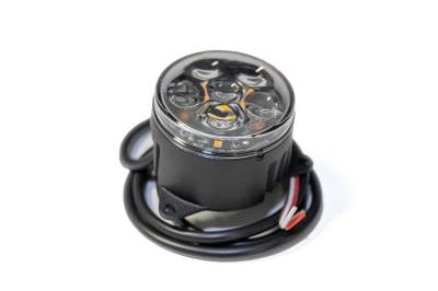 Fab Fours - Fab Fours 61737 Universal Round Clear Lens 90mm Fog Light Assembly