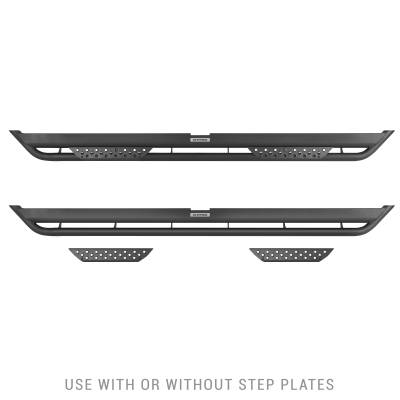 Go Rhino - Go Rhino DT4306T Dominator Xtreme DT Steps/Rocker Mounts for 19-26 RAM 1500 Crew