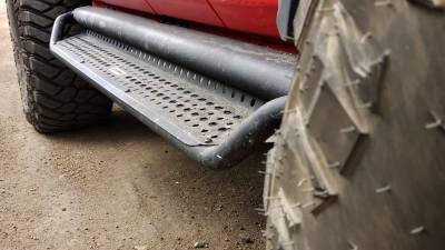 Go Rhino - Go Rhino D14435T Step Nerf Bar Kit for 22-26 Toyota Tundra Extended Cab