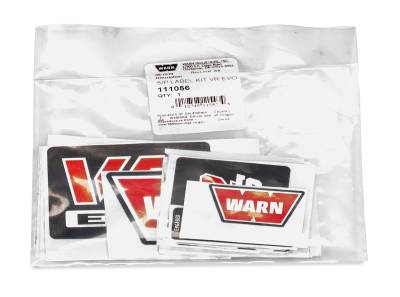 Warn - Warn 111056 Replacement Winch Label Kit for VR Evo