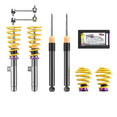 KW - KW 15220023 Height Adj. Coilover w/Adj. Rebound Damping for 00-06 BMW M3 E46 RWD