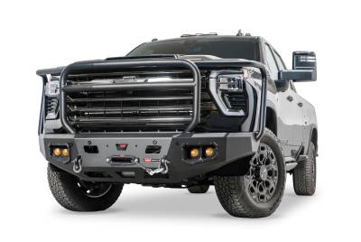 Warn - Warn 110913 HD Front Bumper w/Full Grille Guard for 24+ Silverado 2500HD/3500