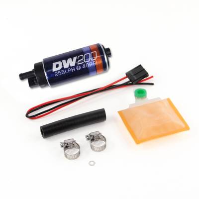 DeatschWerks - DeatschWerks 9-201-1000 DW200 Series 255lph In-Tank Fuel Pump Univ Install Kit