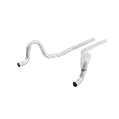 Flowmaster - Flowmaster 15802 2.5" Rear Alu. Prebent Exhaust Tailpipe for 64-72 Buick/PON/GMC