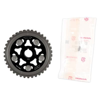 AEM Electronics - AEM 23-800BK Tru-Time Adjustable Cam Gear 5-Bolt for 88-95 Honda Civic