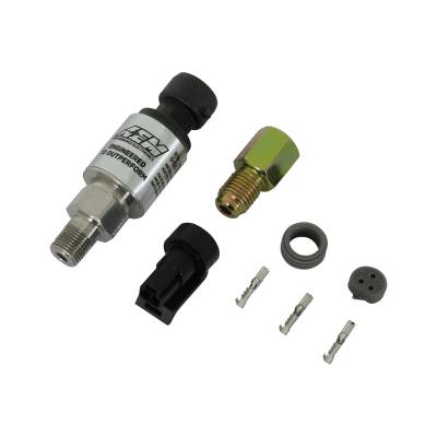 AEM Electronics - AEM 30-2130-150 150 PSIg Stainless Sensor Kit Stainless Steel Sensor Body