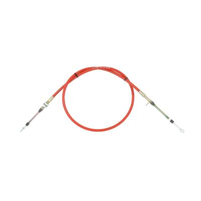 B&M - B&M 80833 Super Duty Race Shifter Cable 5' Eyelet/Threaded Red