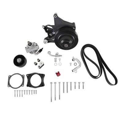 Holley - Holley Performance 20-222BK Retrofit Add-On Power Steering Kit
