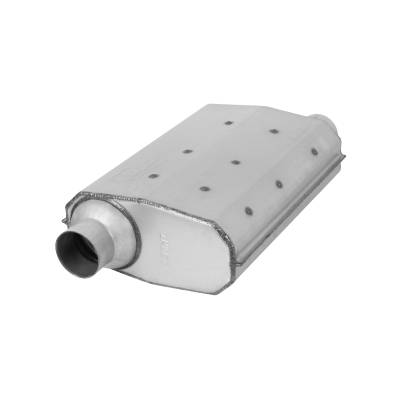 Hooker - Hooker Headers 21504HKR Aero Chamber Muffler 2.5" Offset In/Out 79-99 Mustang