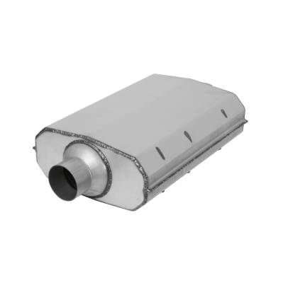 Hooker - Hooker Headers 21516HKR Aero Chamber Muffler 2.5" Center Inlet/Center Outlet