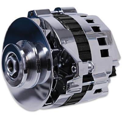 MSD - MSD Ignition 5362 DynaForce 160 AMP Chrome High Output One Wire Alternator