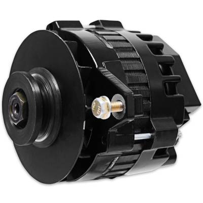 MSD - MSD Ignition 5321MSD DynaForce 120 AMP Black High Output One Wire Alternator