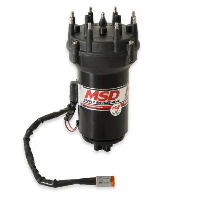 MSD - MSD Ignition 81307 Pro Mag 44 Amp Generator CW Rotation Black Pro Cap Band Clamp