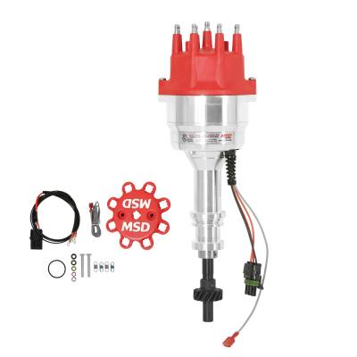 MSD - MSD Ignition 83506 Pro-Billet Marine Ready-To-Run Distributor for Ford 351C-460