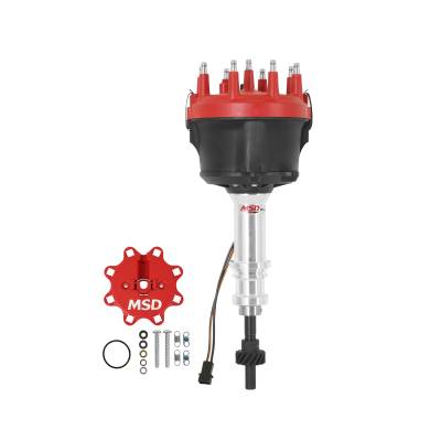 MSD - MSD Ignition 8582 Pro Billet Distributor w/Iron Gear for Ford 289/302 SB