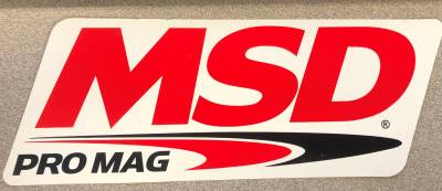 MSD - MSD Ignition 9296 Advertising Exterior Decal Pro Mag