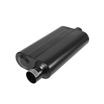 Flowmaster - Flowmaster 50 Delta Muffler 409S 2.50 Offset"/2.50 Center Out 842551