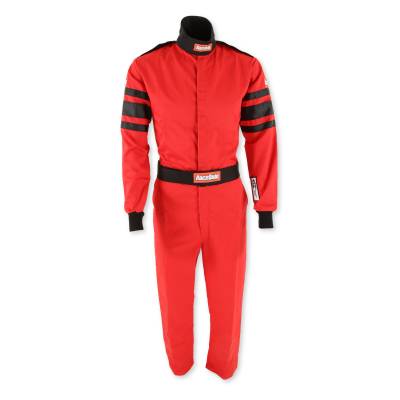Racequip - RaceQuip 110012RQP One Piece Fire Racing Suit Red Small