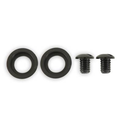 Racequip - Racequip 204121RQP Helmet Parts Kit HANS/HNR 6mm Plastic Plugs Black