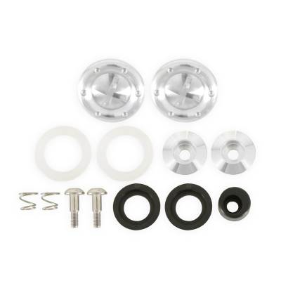 Racequip - RaceQuip 205661RQP Pivot Kit for Face Shield for PRO & VESTA Helmets Silver