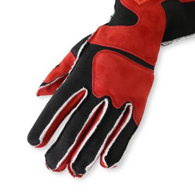 Racequip - RaceQuip 359106RQP 359 Series 2-Layer Nomex Outseam Race Gloves Red/Black XL