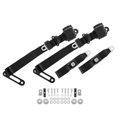 Brothers Trucks - Brothers Trucks BELTKT4-2BLACK Chevrolet & GMC Seat Belt