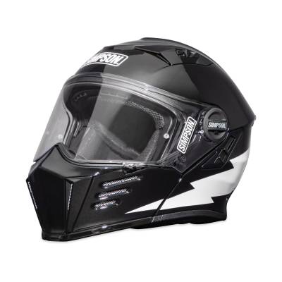 Simpson Motorcycle - Simpson Motorcycle M5929MD Mod Bandit Medium Motorcycle Helmet Hellfire