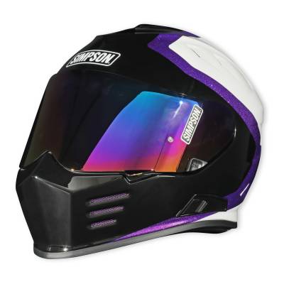Simpson Motorcycle - Simpson Motorcycle GBDROYLG Ghost Bandit Large Motorcycle Helmet Royal