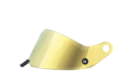 Stilo - Stilo YA0914 ST6 Mirror Yellow Visor Helmet Shield Medium