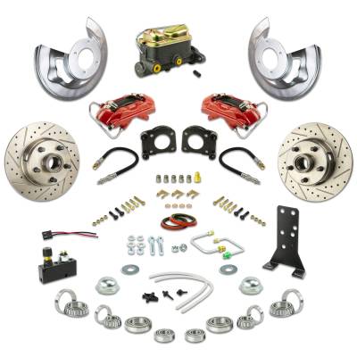 The Right Stuff Detailing - The Right Stuff Detailing ZSD6708Z Ford/Mercury Brake Conversion Kit Front