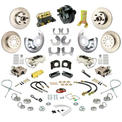 The Right Stuff Detailing - The Right Stuff Detailing ZDC6445 Ford/Mercury Brake Conversion Kit Front/Rear
