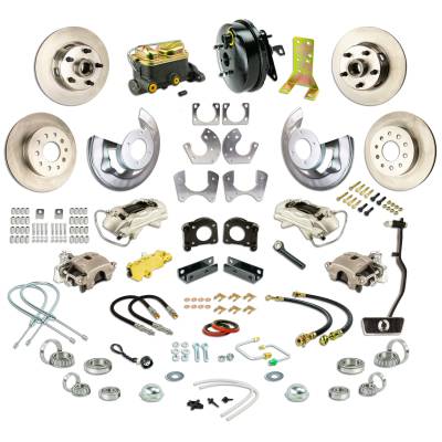 The Right Stuff Detailing - The Right Stuff Detailing ZDC6748 Ford/Mercury Brake Conversion Kit Front/Rear