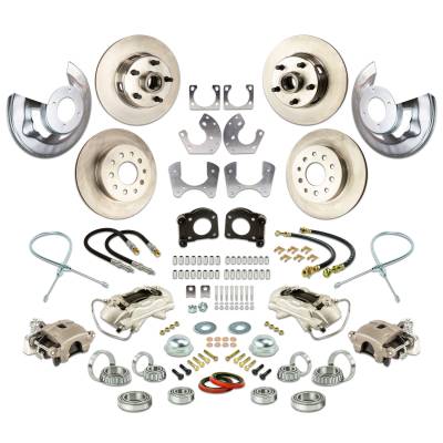 The Right Stuff Detailing - The Right Stuff Detailing ZWK6445 Ford/Mercury Brake Conversion Kit Front/Rear