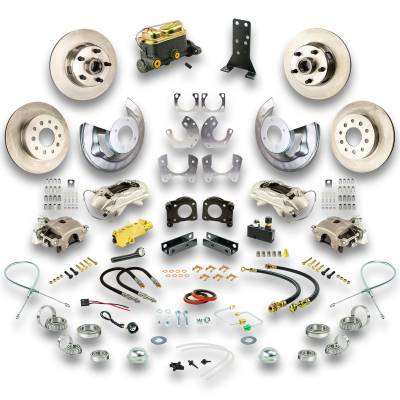 The Right Stuff Detailing - The Right Stuff Detailing ZSD6748 Ford/Mercury Brake Conversion Kit Front/Rear