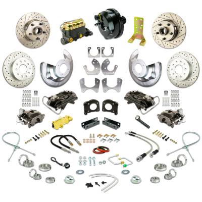 The Right Stuff Detailing - The Right Stuff ZDC6445S Ford/Mercury Brake Conversion Kit Front/Rear