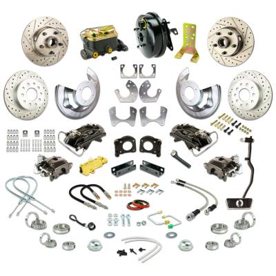 The Right Stuff Detailing - The Right Stuff ZDC6748S Ford/Mercury Brake Conversion Kit Front/Rear