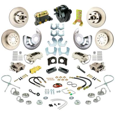 The Right Stuff Detailing - The Right Stuff Detailing ZDC6455 Ford/Mercury Brake Conversion Kit Front/Rear