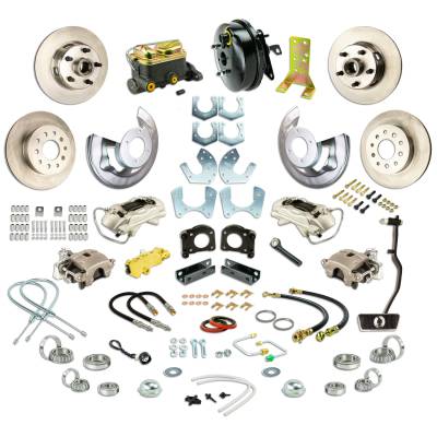 The Right Stuff Detailing - The Right Stuff Detailing ZDC6758 Ford/Mercury Brake Conversion Kit Front/Rear