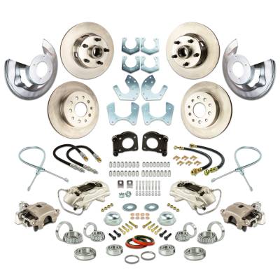 The Right Stuff Detailing - The Right Stuff Detailing ZWK6455 Ford/Mercury Brake Conversion Kit Front/Rear