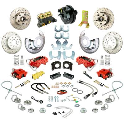 The Right Stuff Detailing - The Right Stuff ZDC6455Z Ford/Mercury Brake Conversion Kit Front/Rear