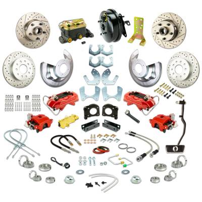 The Right Stuff Detailing - The Right Stuff ZDC6758Z Ford/Mercury Brake Conversion Kit Front/Rear