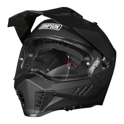 Simpson Motorcycle - Simpson Motorcycle XB3XS Xcursion Bandit X-Small Motorcycle Helmet Flat Black