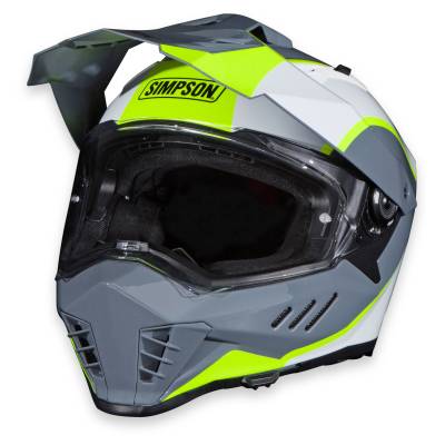 Simpson Motorcycle - Simpson Motorcycle XBBGWY2X Xcursion Bandit 2X-Large Motorcycle Helmet BC Yellow