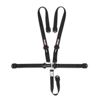Simpson Safety - Simpson 29083BKX 5-Point Racing Safety Harness Black 16.1 Pull-Down Design