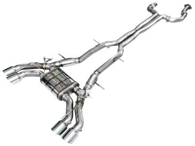 AWE Tuning - AWE Tuning 3025-42436 Exhaust System 22-26 Cadillac CT4 V Blackwing Sedan 3.6