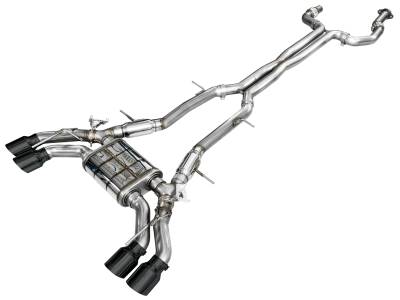 AWE Tuning - AWE Tuning 3025-43436 Exhaust System for 22-26 Cadillac CT4 V Blkwing Sedan 3.6