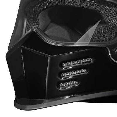 Simpson Motorcycle - Simpson Motorcycle OB322X Outlaw Bandit 3 2X-Large Motorcycle Helmet Gloss Black