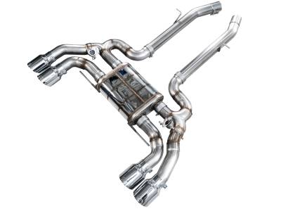 AWE Tuning - AWE Tuning 3025-42301 Valved SwitchPath Axleback Exhaust System for 20-24 BMW X3